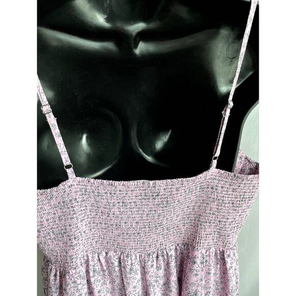 Adyson Parker Ditsy Floral Pink Wide Leg Jumpsuit Lagenlook Barbiecore sz M Cute - Picture 6 of 12